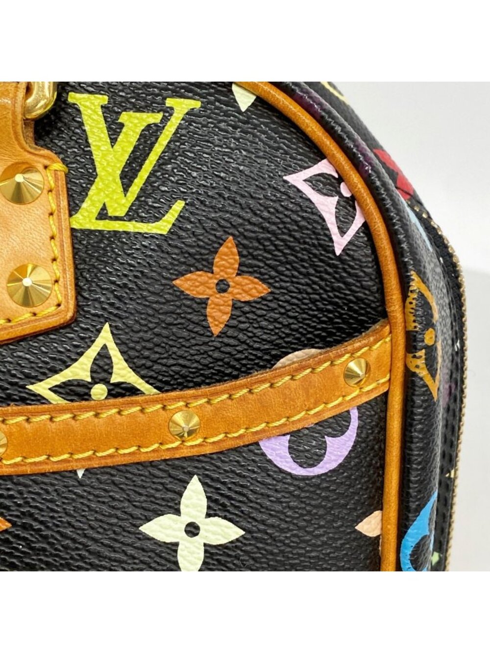 Louis Vuitton Handbag Monogram Multicolor Tourville Noir - Picture 9 of 10